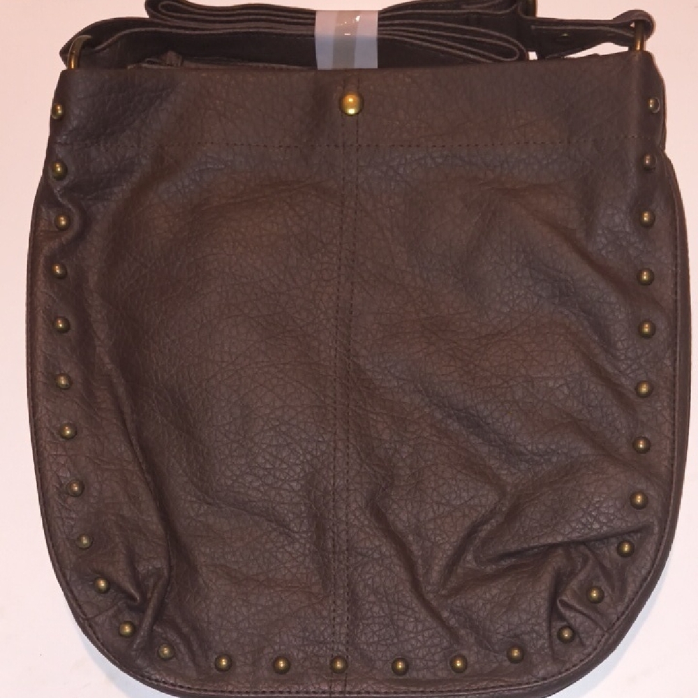mark. Go With It  Dark Brown Studded Shoulder Bag/Crossbody